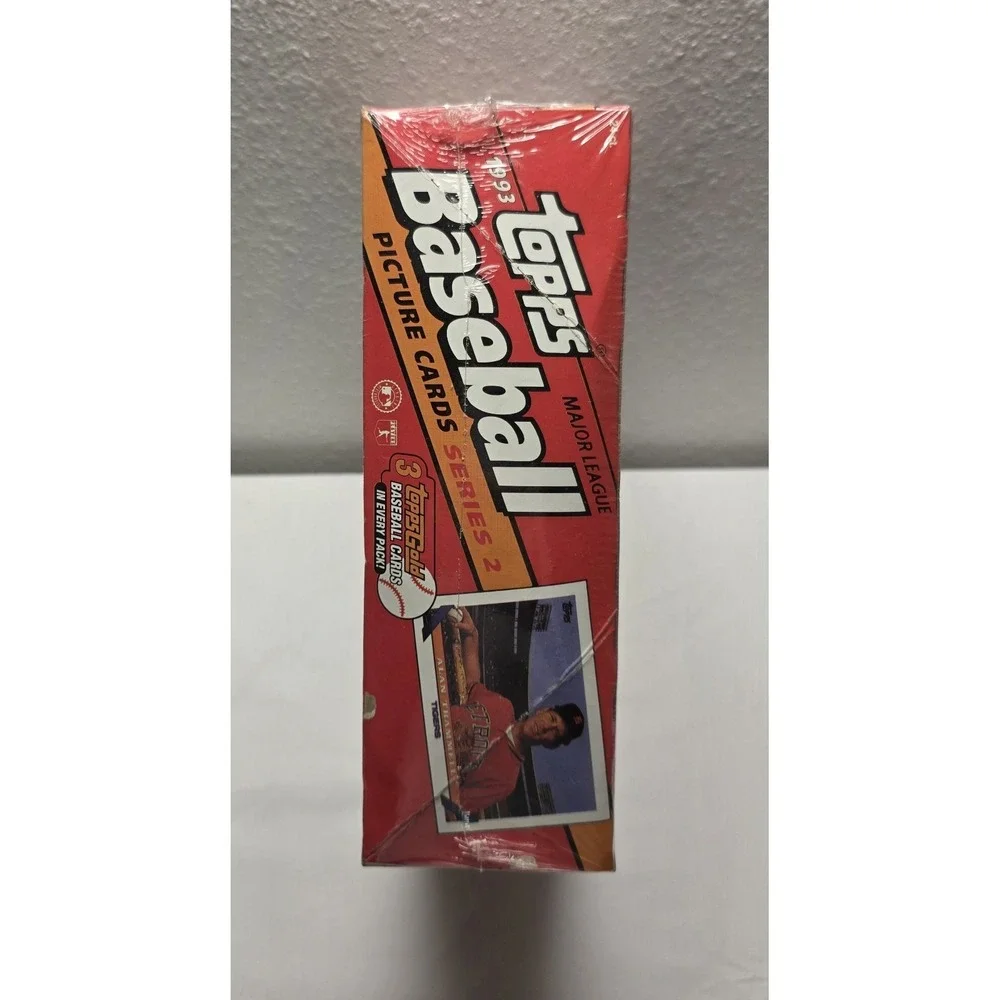 1993 Topps Baseball Series 2 Jumbo Cello SEALED BOX 24‎ Ct 3 Gold Cards Per Pack